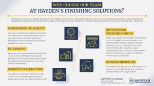 Why Choose Our Team at Hayden's Finishing Solutions? [infographic]